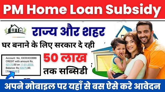 PM Home Loan Subsidy 2024