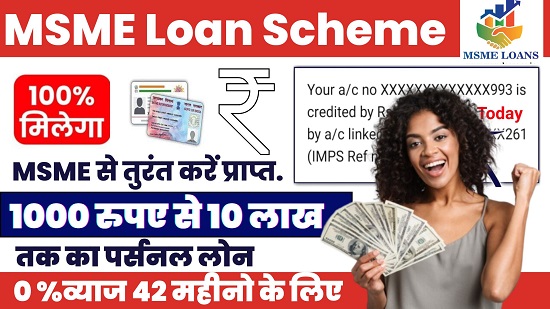 MSME Personal Loan Yojana 2024