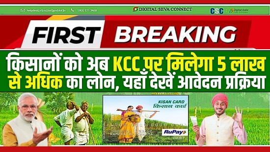 KCC Kisan Credit Card Scheme