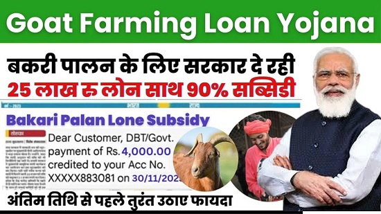 Goat Farming Loan Scheme 2025